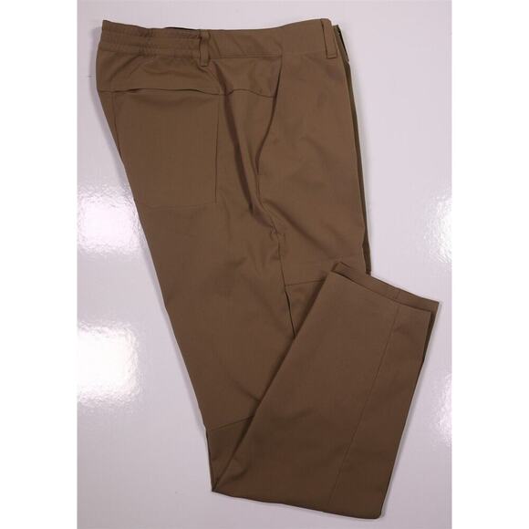 Lululemon Men's Mile View Khaki Tan Flat Front Chino Pants 36x30 - Picture 6 of 11